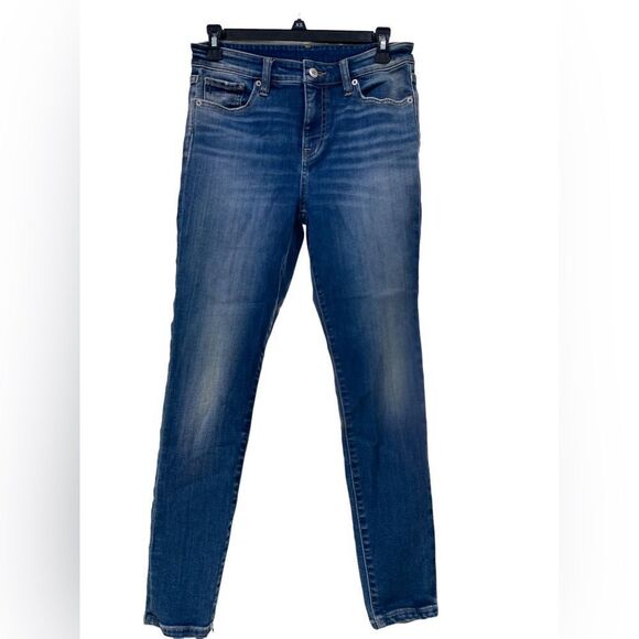 Lucky brand faded denim pockets zipper button inseam length 26 inches stretch - Picture 1 of 4